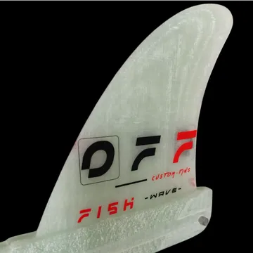 Off Fins Fish pinna windsurf wave thruster quad laterale