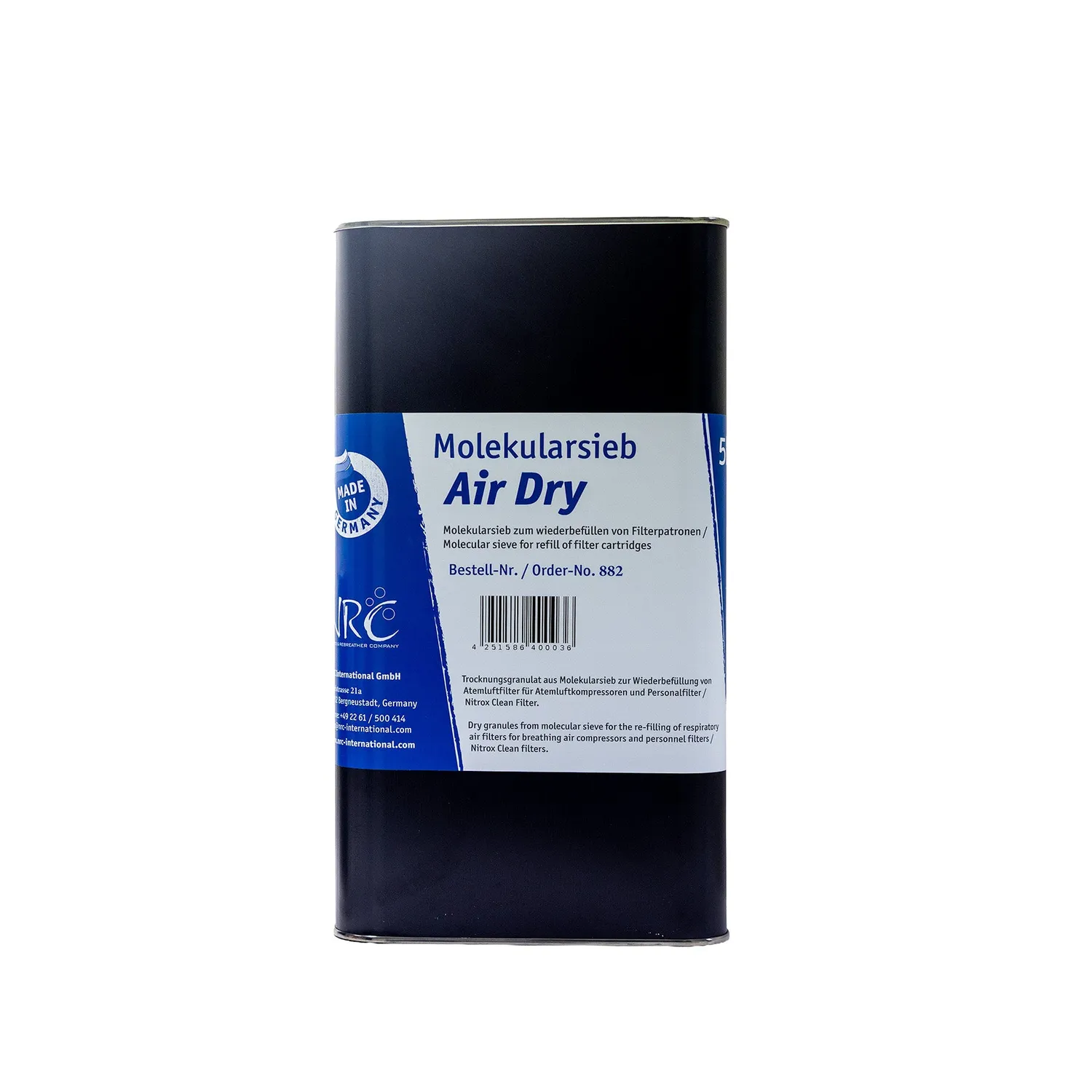 NRC Premium Grade setaccio molecolare ricarica filtri 5 L