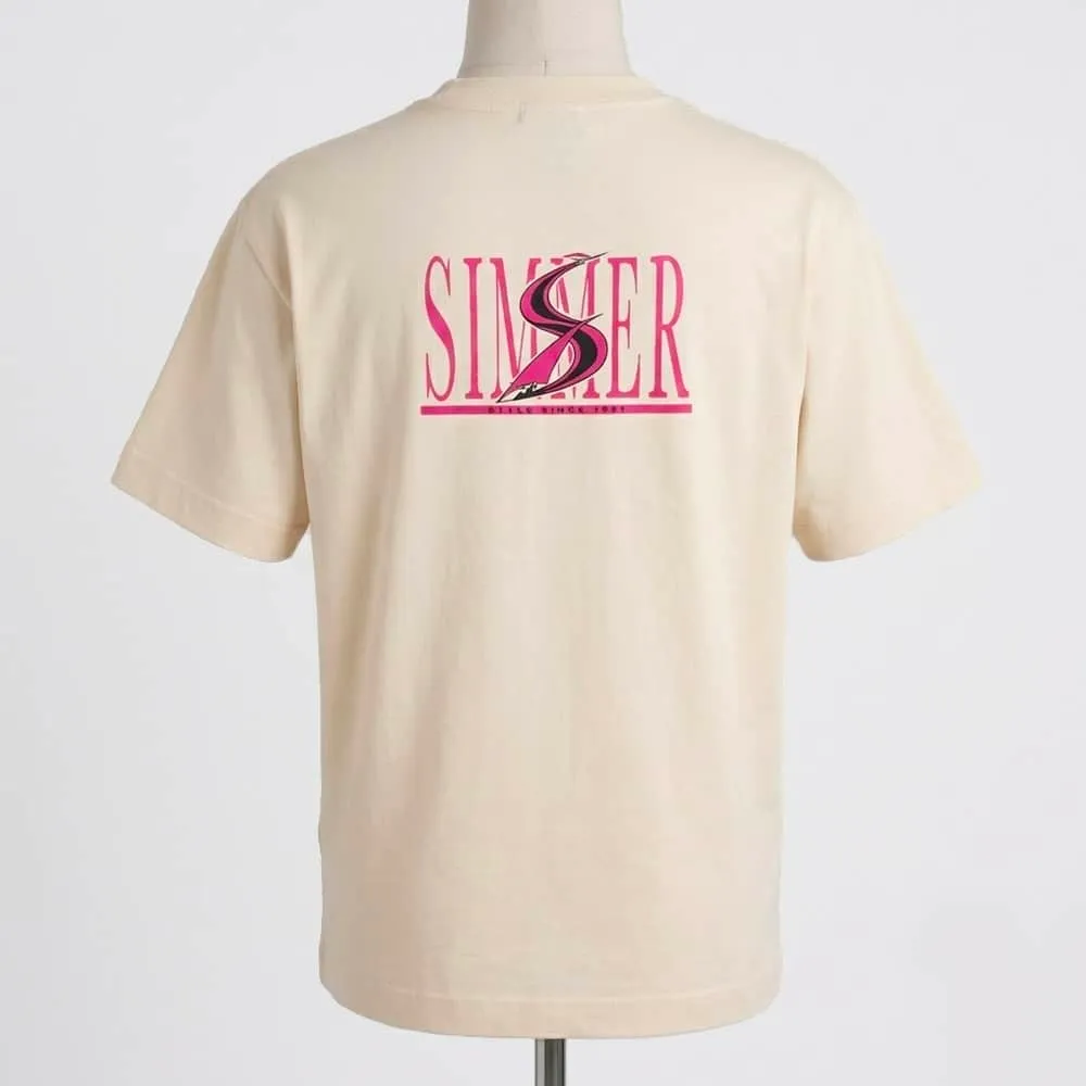 Simmer Style Original T-shirt donna avorio cotone bio