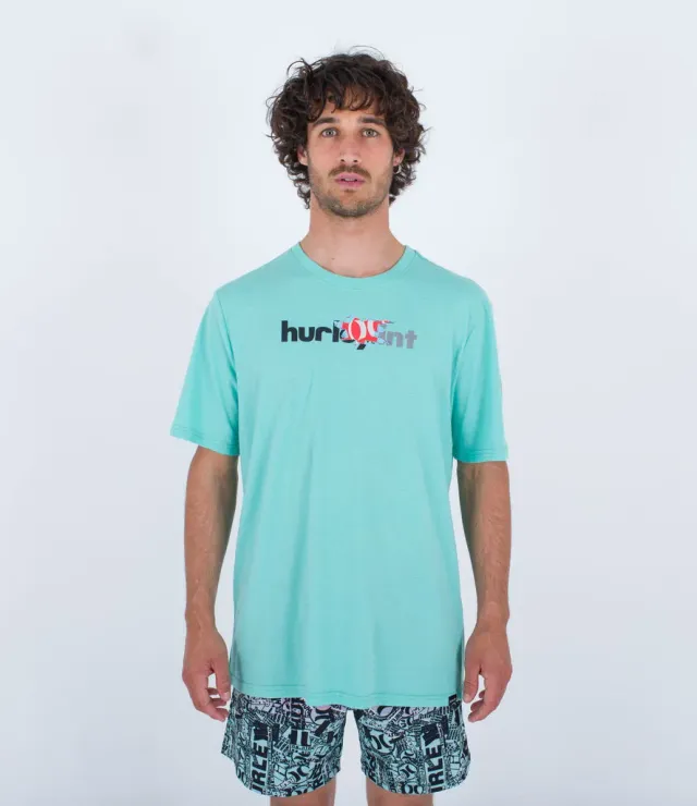 Hurley Everyday 25th S1 SS t-shirt cotone Tropical