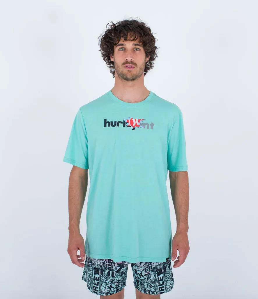 Hurley Everyday 25th S1 SS t-shirt cotone Tropical