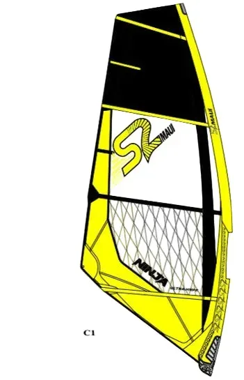 S2Maui Ninja 2027 Ultra-HMPE vela windsurf 4.4