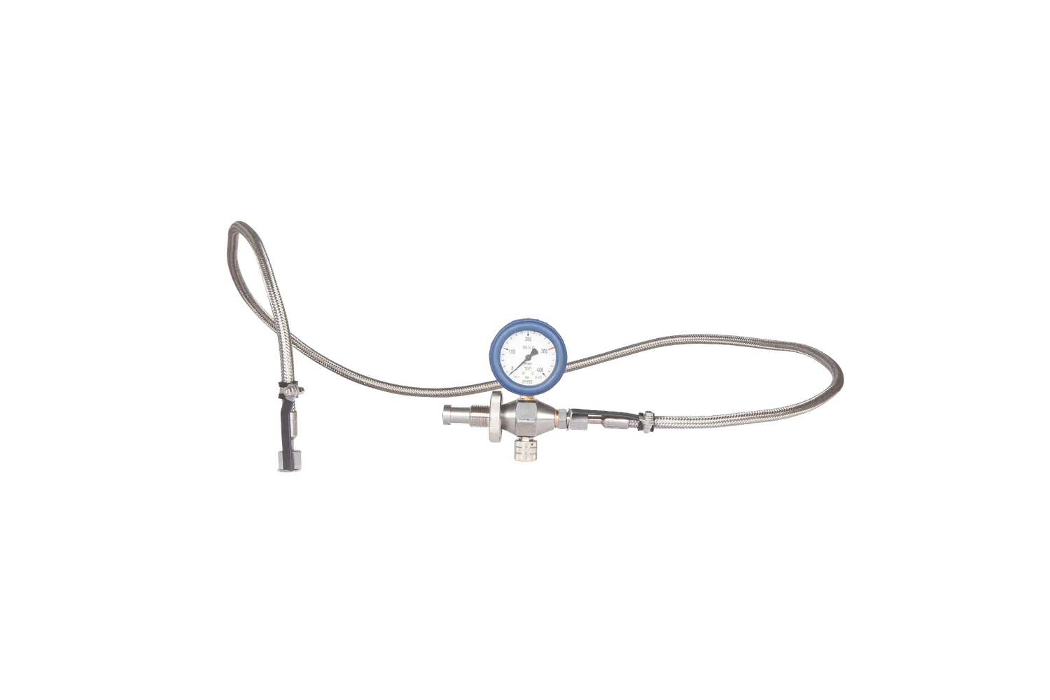 NRC tubo inox 1,65 m manometro Wika DIN G5/8
