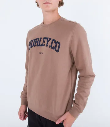 Hurley Applique felpa girocollo cotone DWR