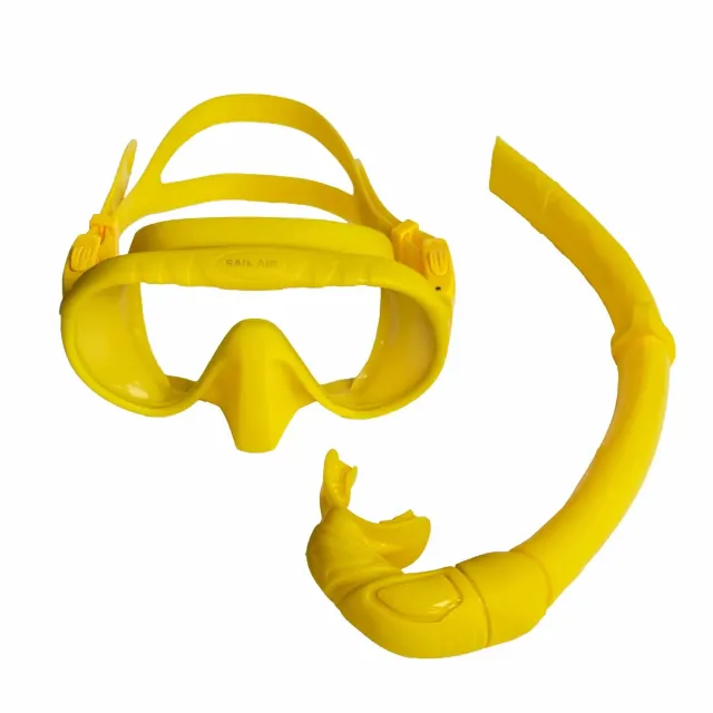 SailAir maschera snorkel gialla frameless 190g
