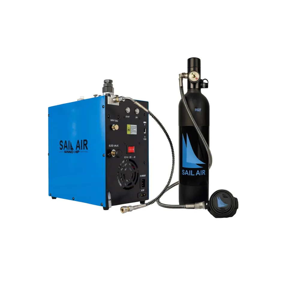 NRC SailAir Nano HP compressore + Solo 1 L portatile