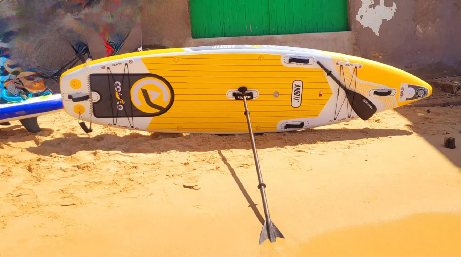 Coasto Argo Double Chambre SUP gonfiabile 11' giallo 140 kg