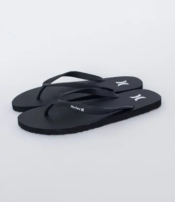 Hurley Icon Solid infradito uomo nero