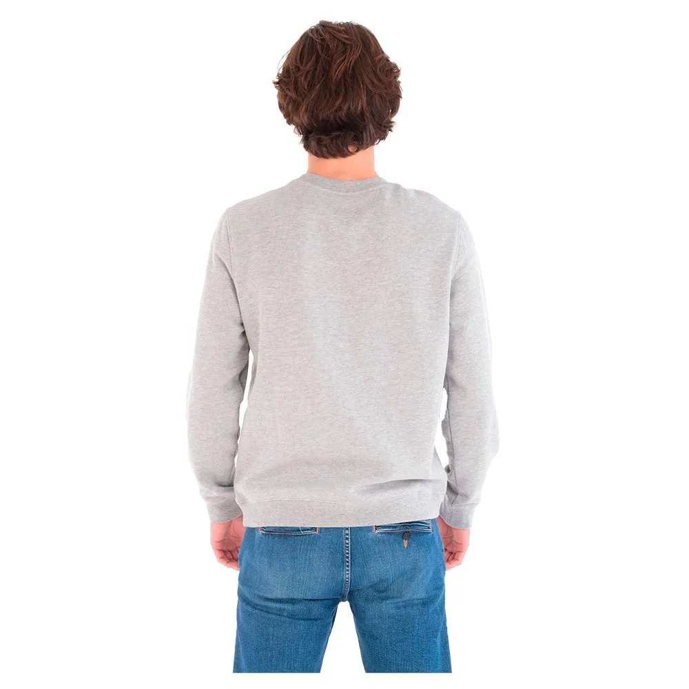 Hurley O&O felpa girocollo uomo grigia 300 g