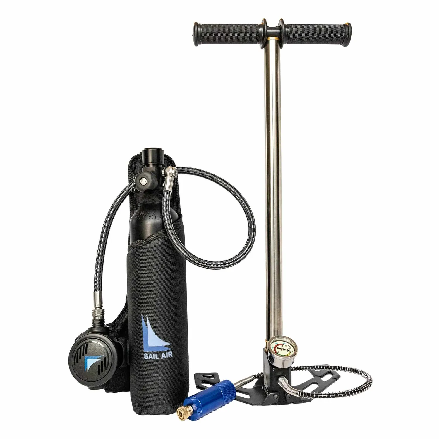 NRC SailAir Basic mini bombola sub 1L con erogatore e pompa