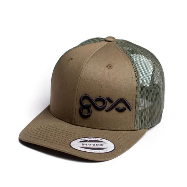 Goya Snapback Trucker cappellino verde militare