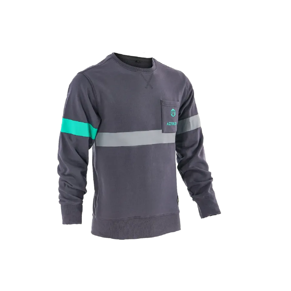 Aztron Sweatshirt felpa girocollo in cotone