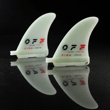 Off Fins Fish pinna windsurf wave thruster quad laterale