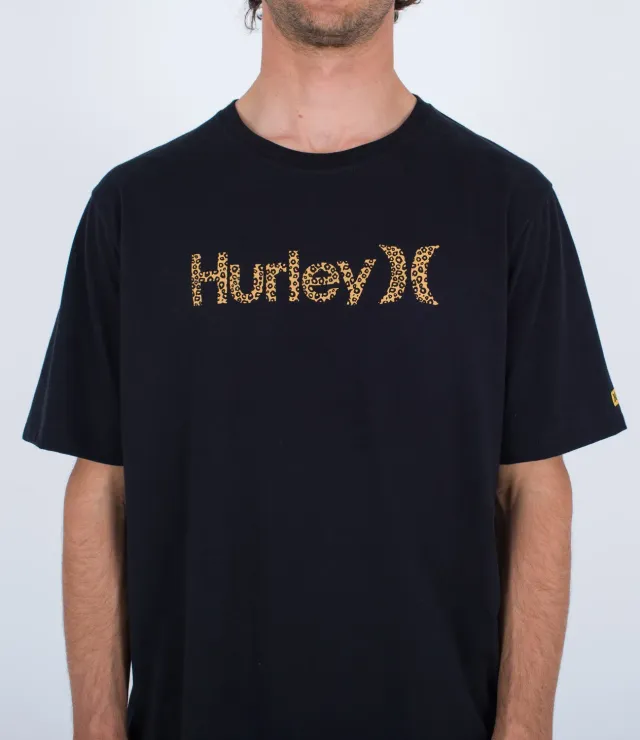 Hurley Toledo O&O SS Tee t-shirt nera M in cotone