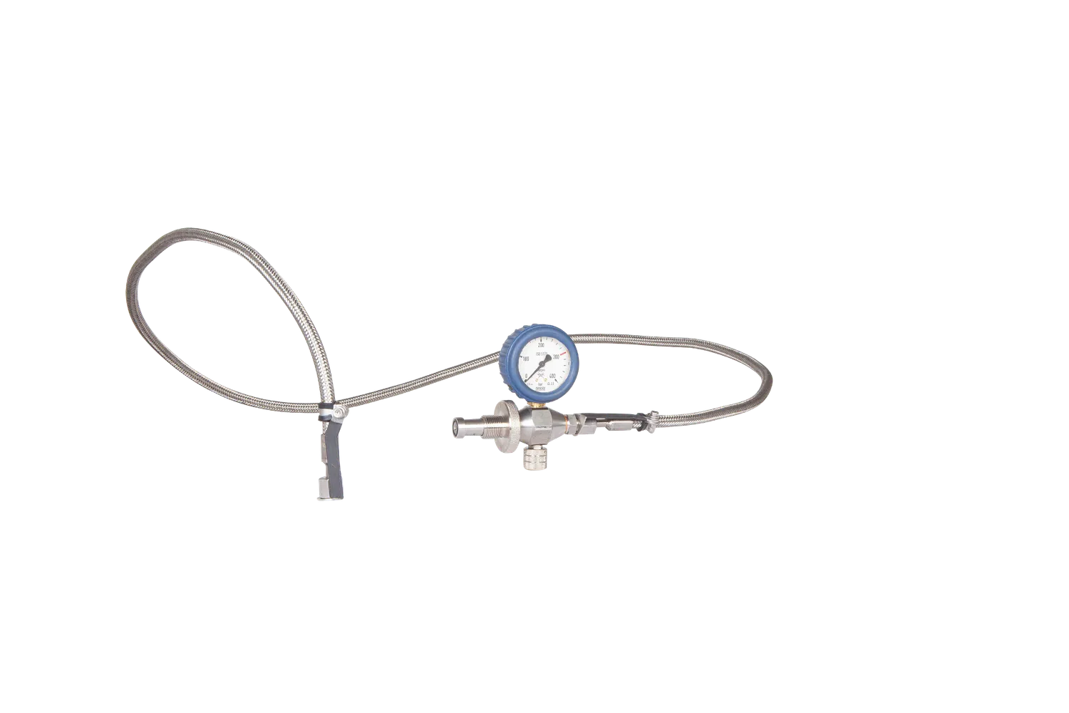 NRC tubo inox 1,65 m manometro Wika DIN G5/8
