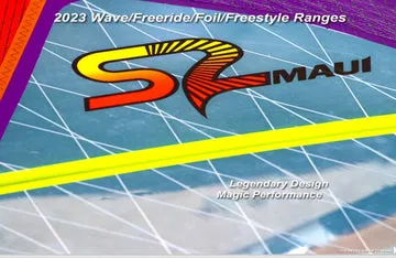 S2Maui Dualist 2023 vela wave 2 stecche down-the-line