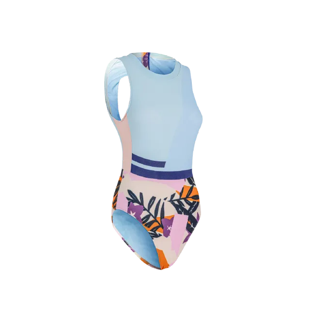 Aztron Laguna costume intero donna floreale UPF50+