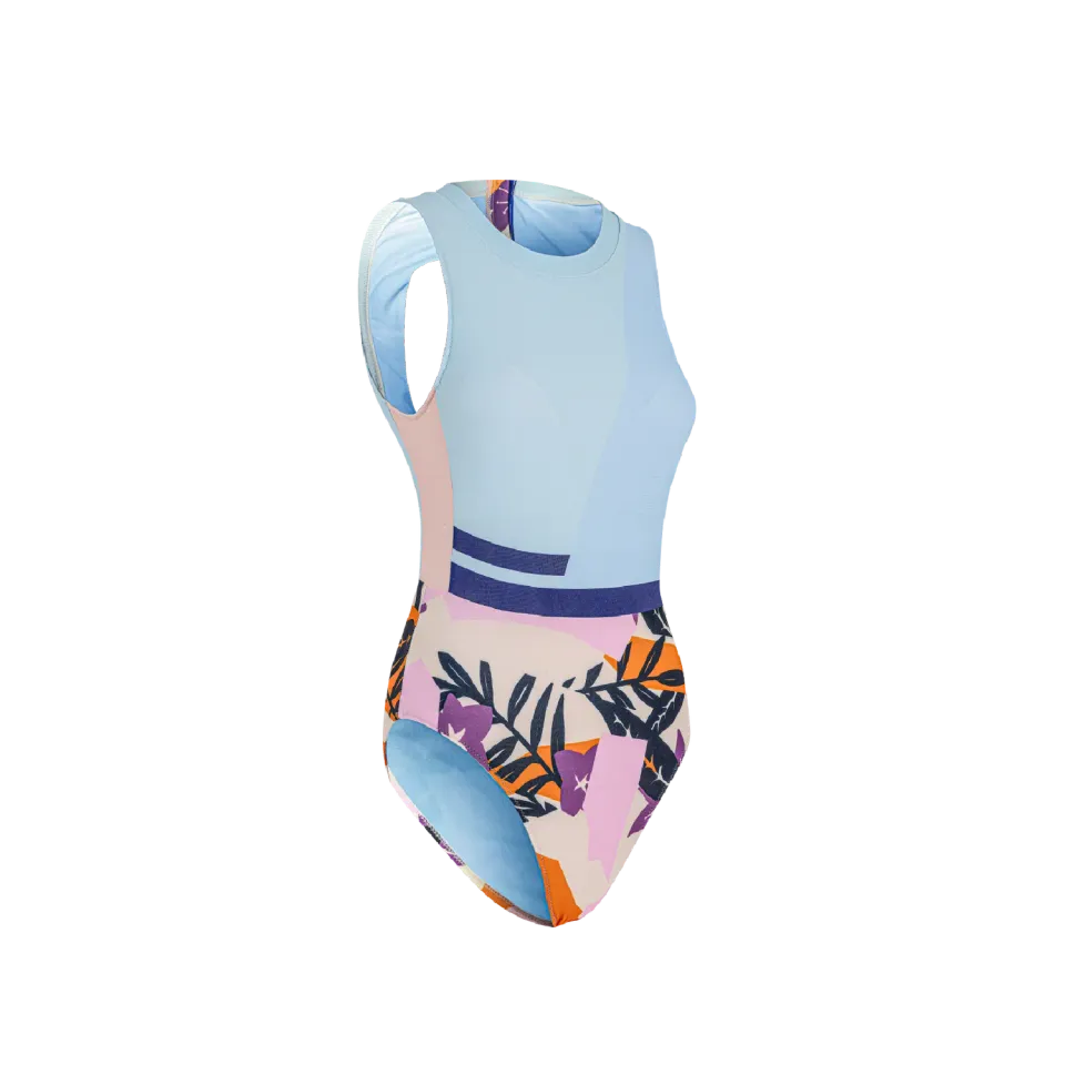 Aztron Laguna costume intero donna floreale UPF50+
