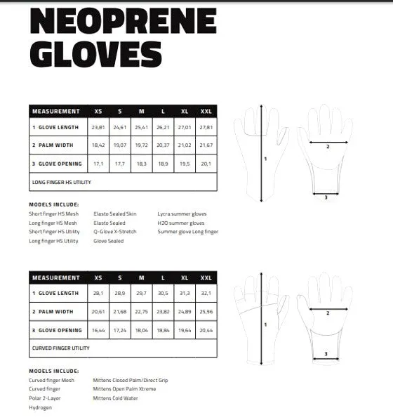 Prolimit Xtreme Open Palm moffole neoprene 3 mm