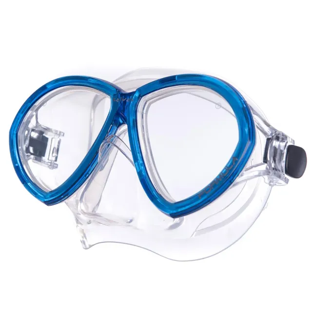 Salvas Formula maschera sub blu doppia lente vetro temperato