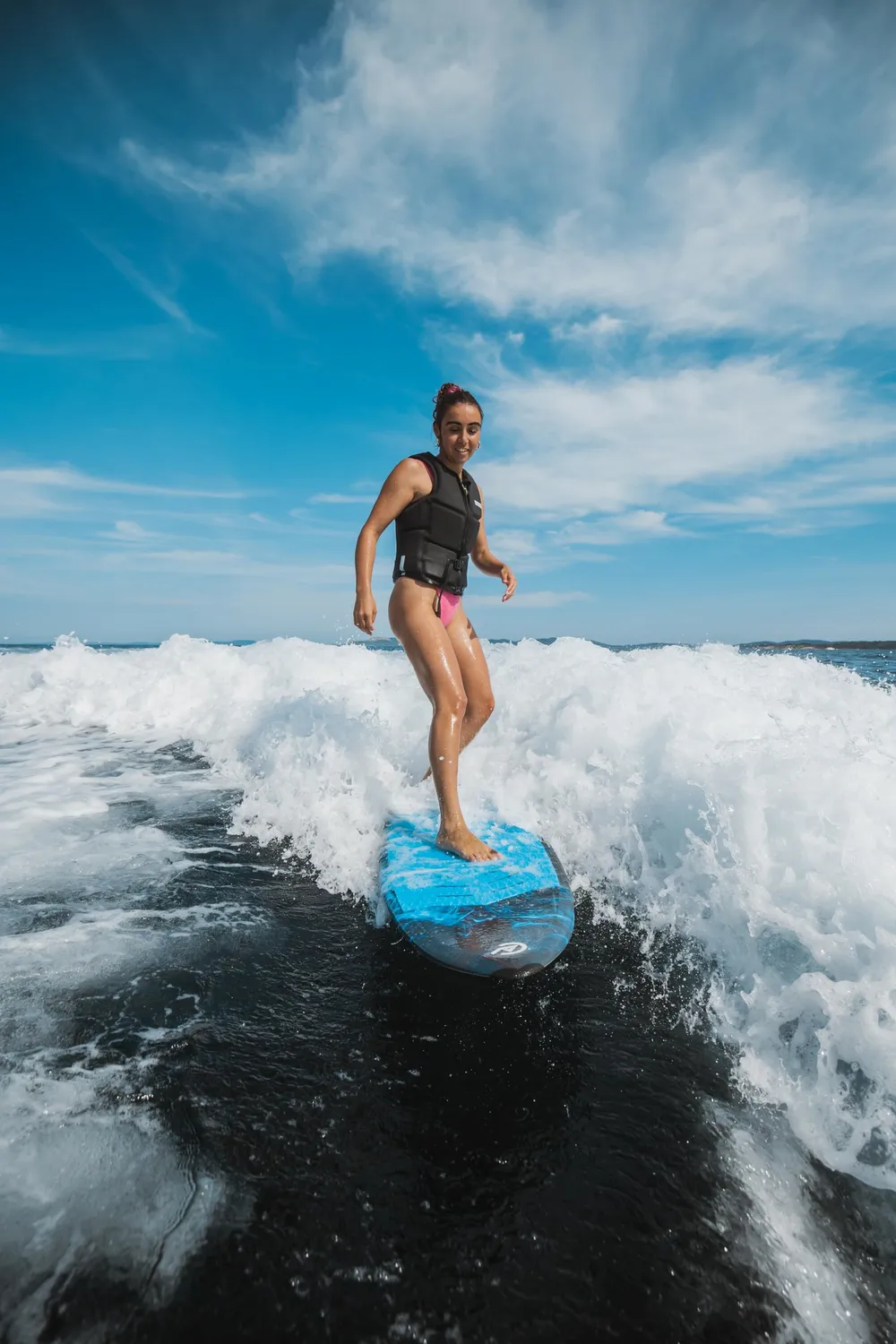 Coasto Onyx wakesurf rigido EVA kickpad 3 pinne