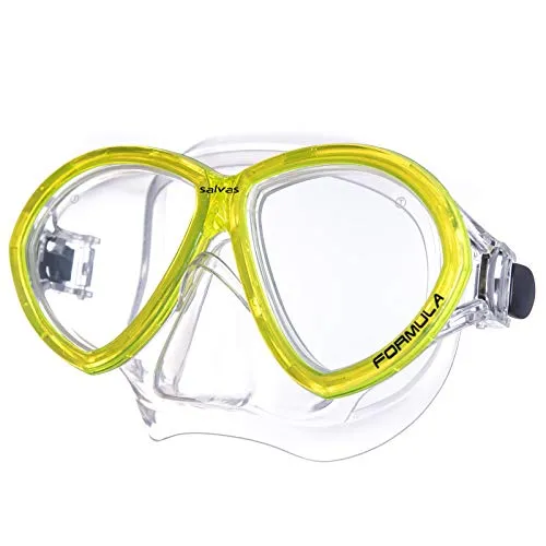 Salvas Formula maschera sub blu doppia lente vetro temperato