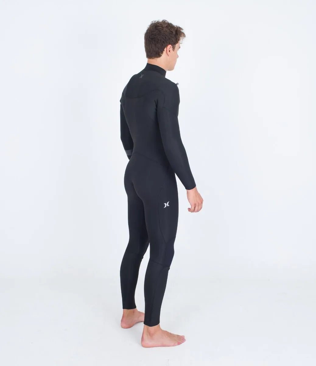 Hurley Advant muta 4/3 mm frontzip uomo nera