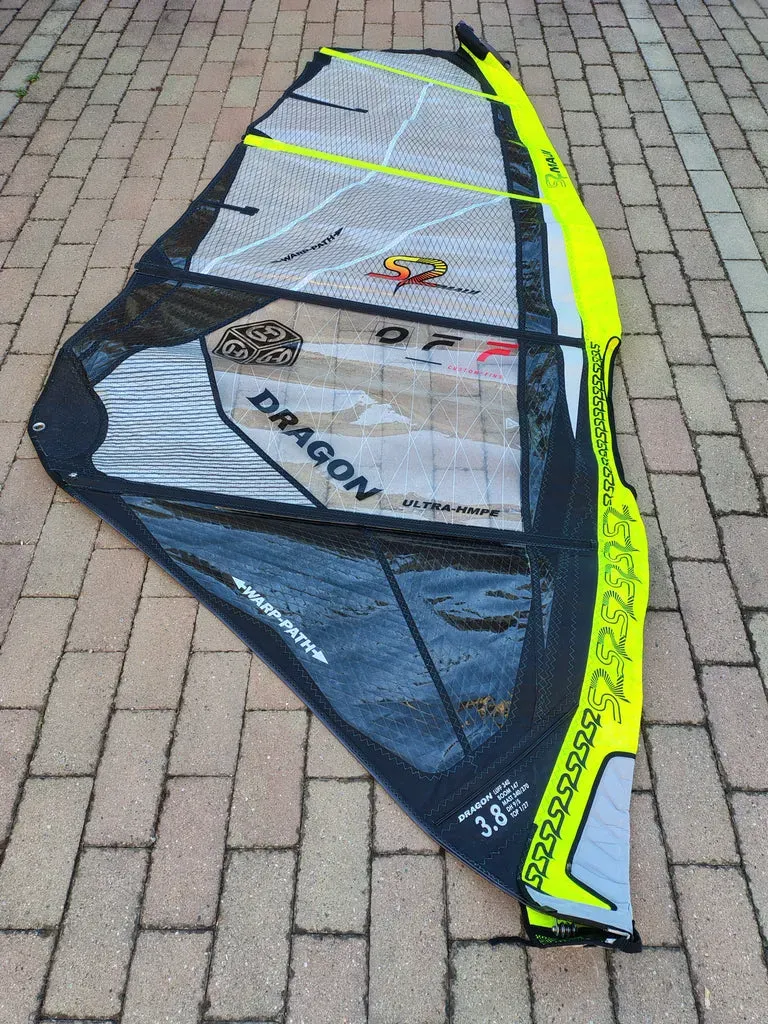 S2Maui Dragon 3.8 2025 vela windsurf usata wave