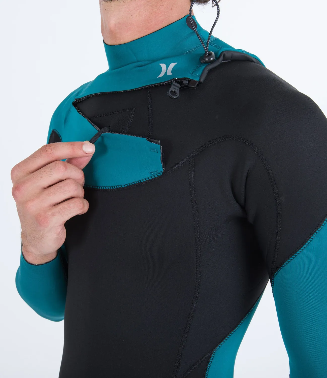 Hurley Advant muta intera 4/3mm verde emerald frontzip