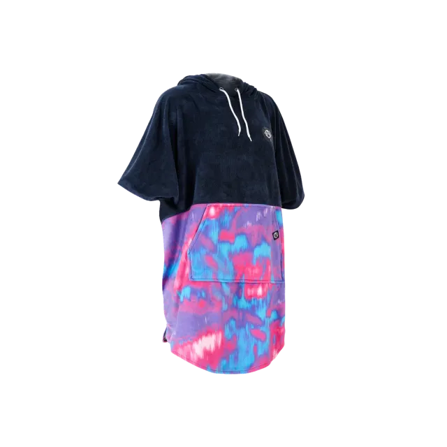 Aztron Nebula poncho mare microfibra corto donna