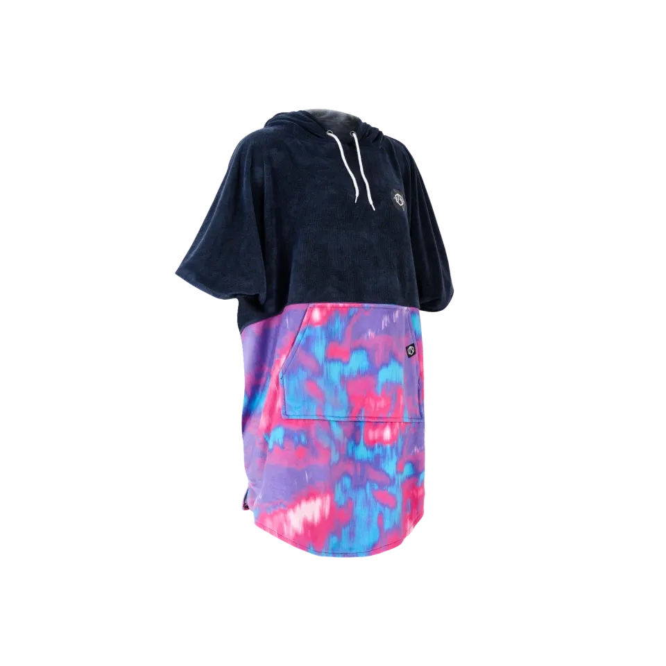 Aztron Nebula poncho mare microfibra corto donna