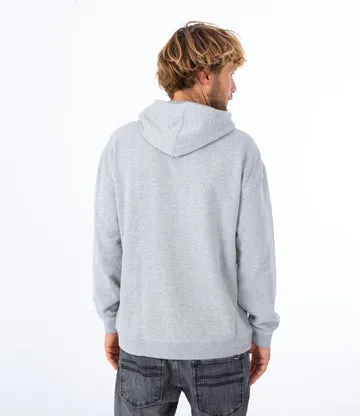 Hurley O&O Solid Core felpa cappuccio uomo grigio