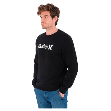 Hurley One & Only felpa girocollo uomo nera