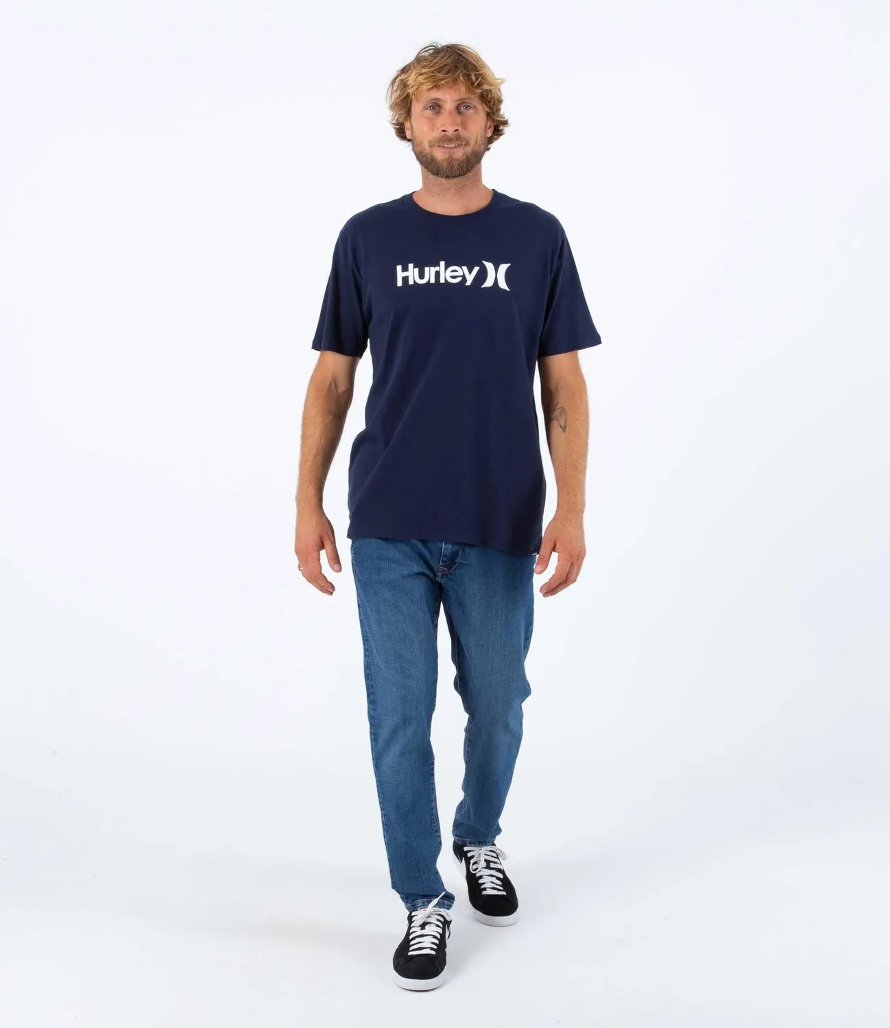 Hurley Everyday Wash Core t-shirt nera washed black cotone