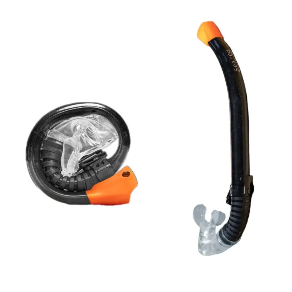 NRC Loopel boccaglio snorkel silicone arancione valvola