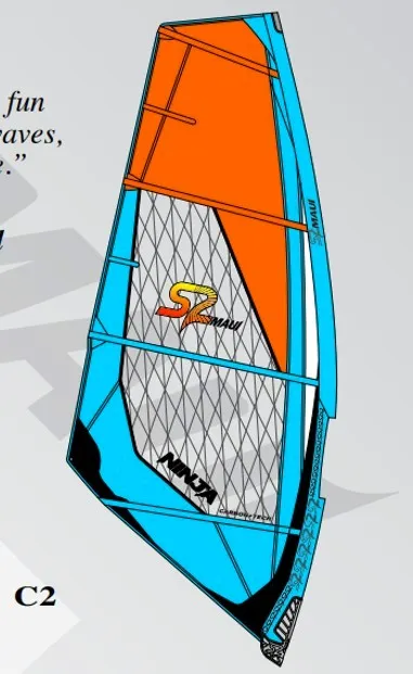 S2Maui Ninja 2025 vela freestyle carbon tech leggera