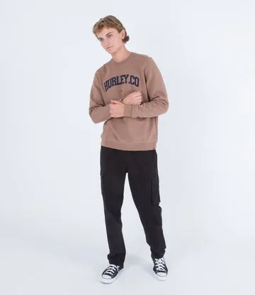 Hurley Applique felpa girocollo cotone DWR