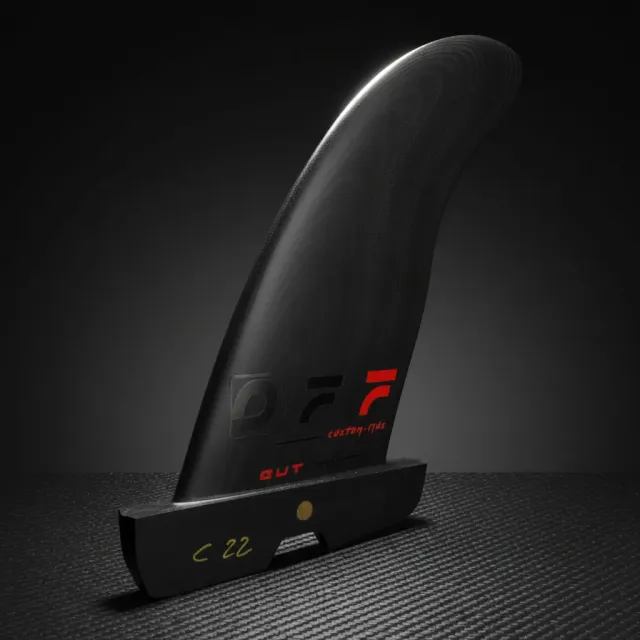 Hatropina OFF FINS CUT FreeWave pinna windsurf Power-Box G10