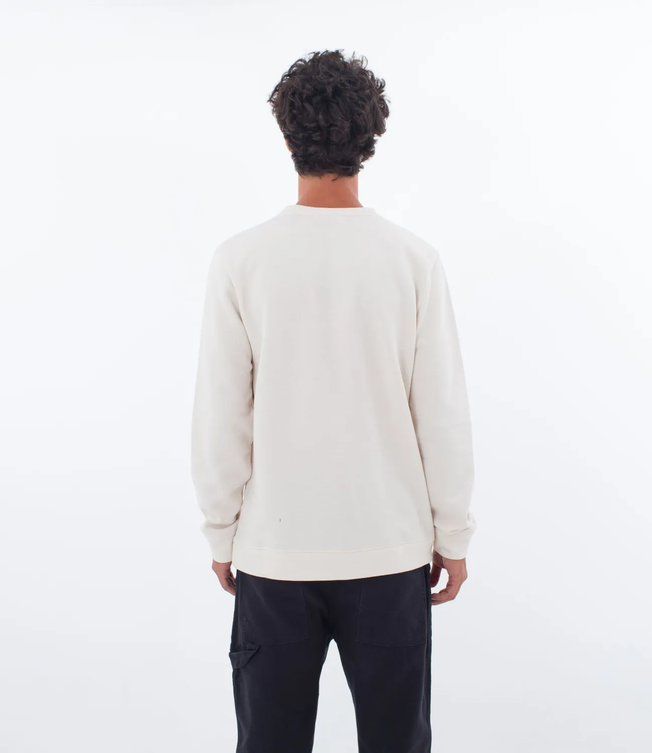 Hurley Fundamental LS felpa girocollo french terry