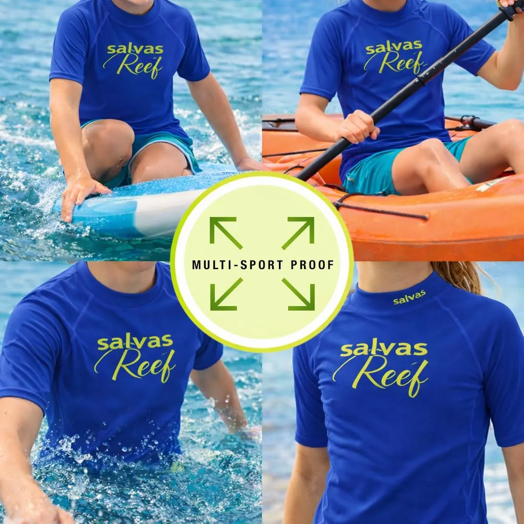 Salvas Reef Rashguard Bambino Manica Corta UPF 50+ Polly