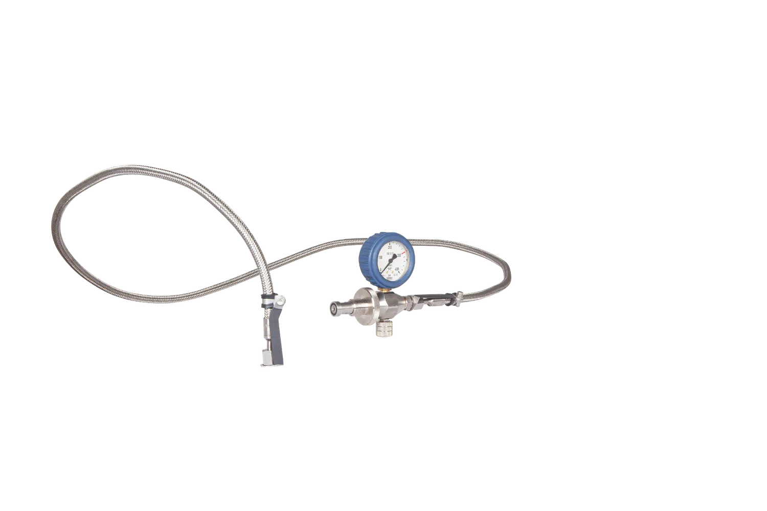 NRC tubo inox 1,65 m manometro Wika DIN G5/8