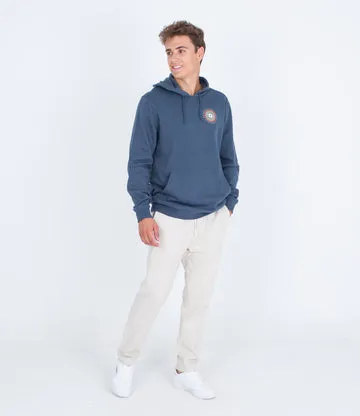 Hurley Saw Sun felpa cappuccio uomo cotone tasca kangaroo
