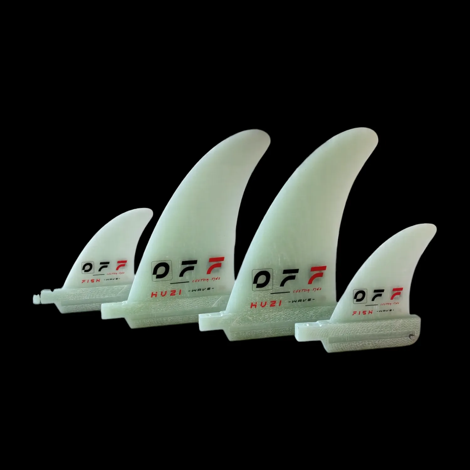 Hatropina Off Fins Huzi pinna windsurf wave posteriore