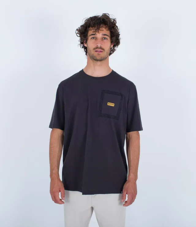 Hurley Toledo Pocket SS Tee t-shirt nera cotone