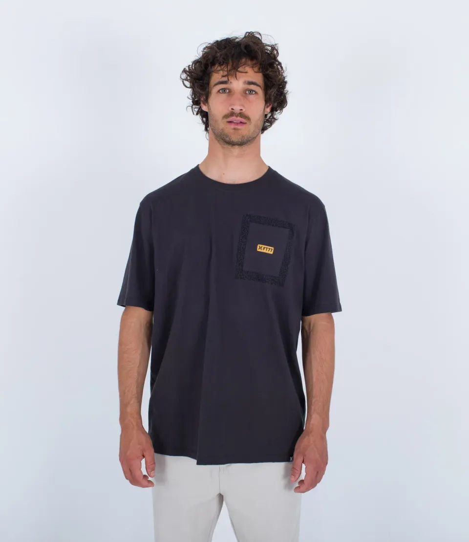 Hurley Toledo Pocket SS Tee t-shirt nera cotone
