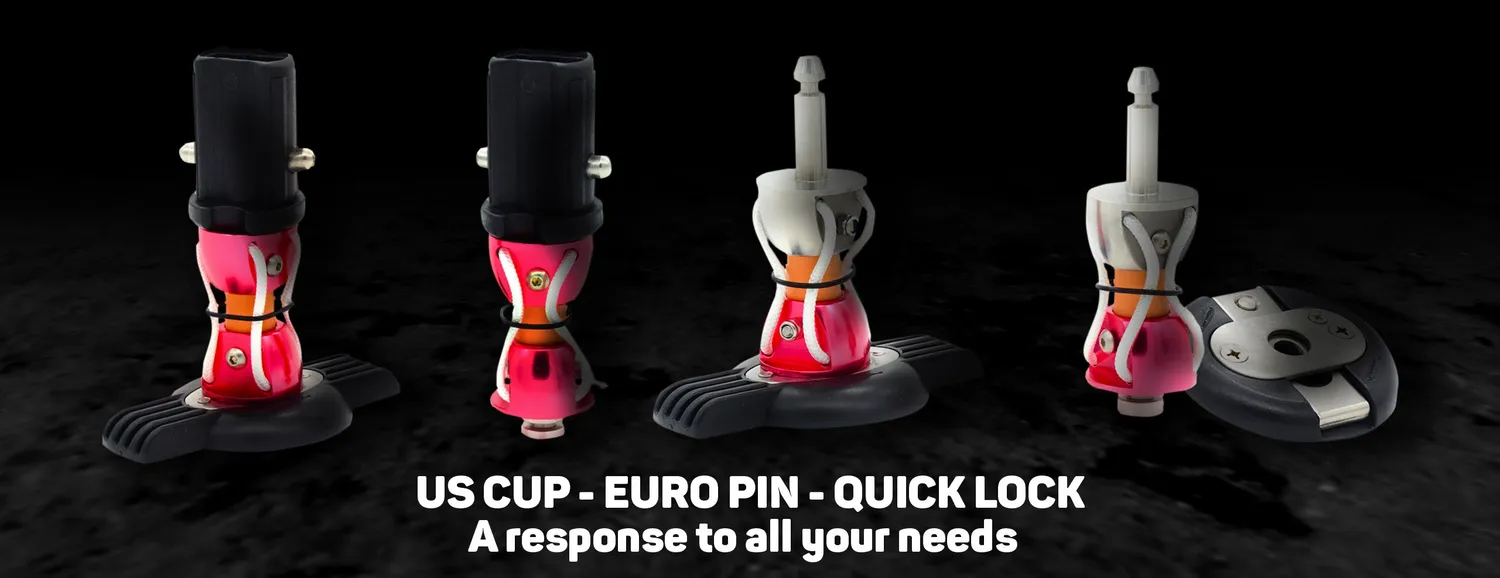 Streamlined Base Twist-On piede d'albero US Cup uretano