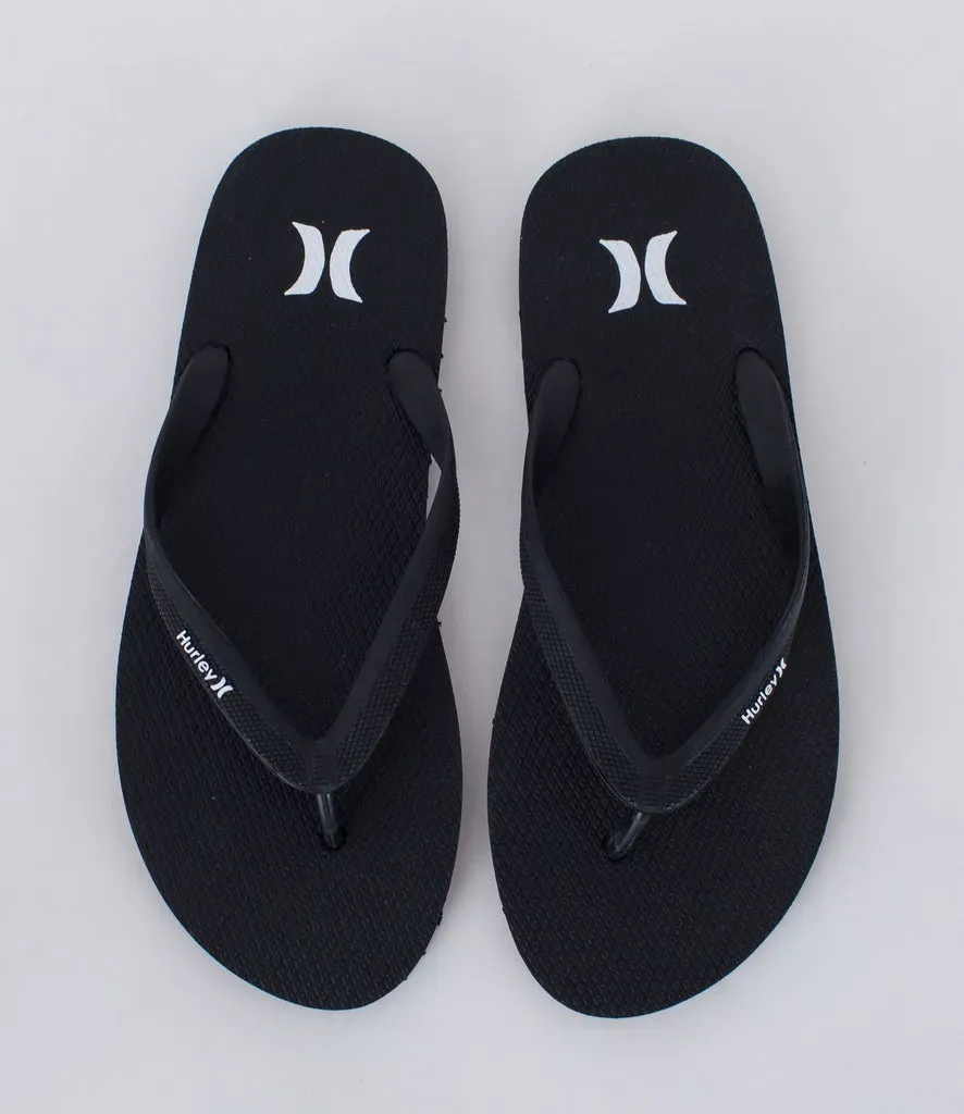 Hurley Icon Solid infradito uomo nero