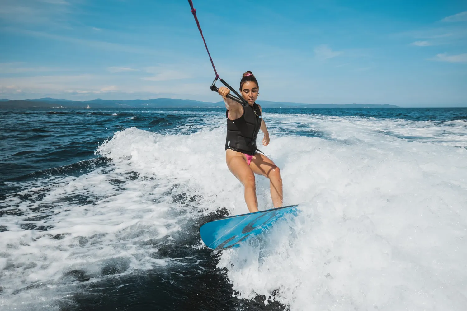 Coasto Onyx wakesurf rigido EVA kickpad 3 pinne