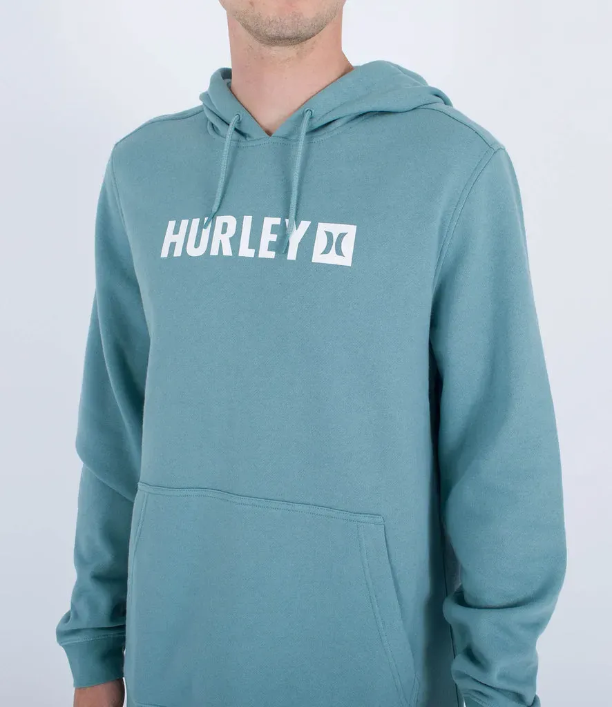 Hurley The Box felpa con cappuccio uomo cotone nera