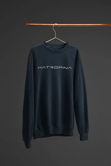 Hatropina FN felpa girocollo French Navy cotone bio